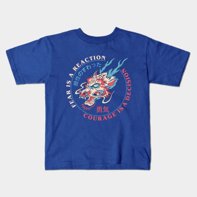 Courage Kids T-Shirt by CHAKRart